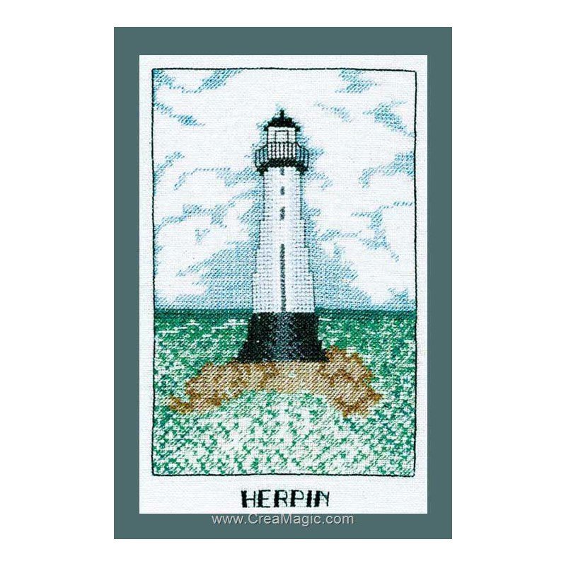 Kit Broderie Point De Croix - Les Phares - Le Bonheur Des Dames