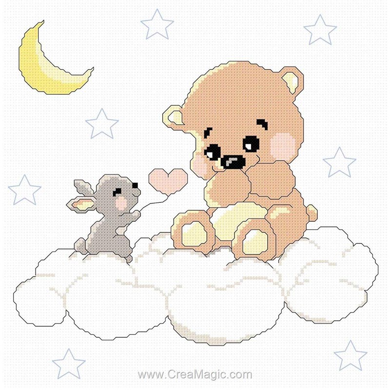 Stickers kawaii - Lapins et oursons