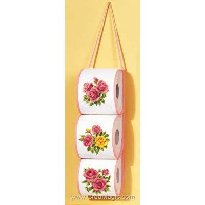 Range Papier Toilette Roses - Vervaco