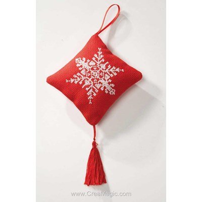 Coussin décoratif étoile de noël - Vervaco