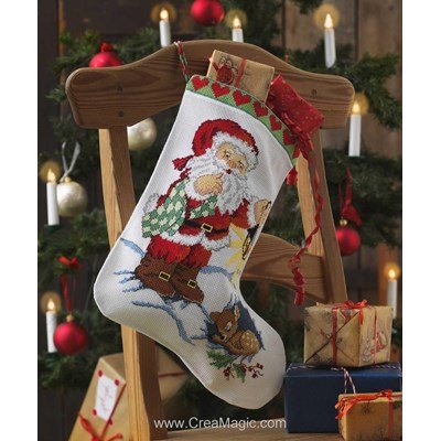 Santa And Sleeping deer - Anchor